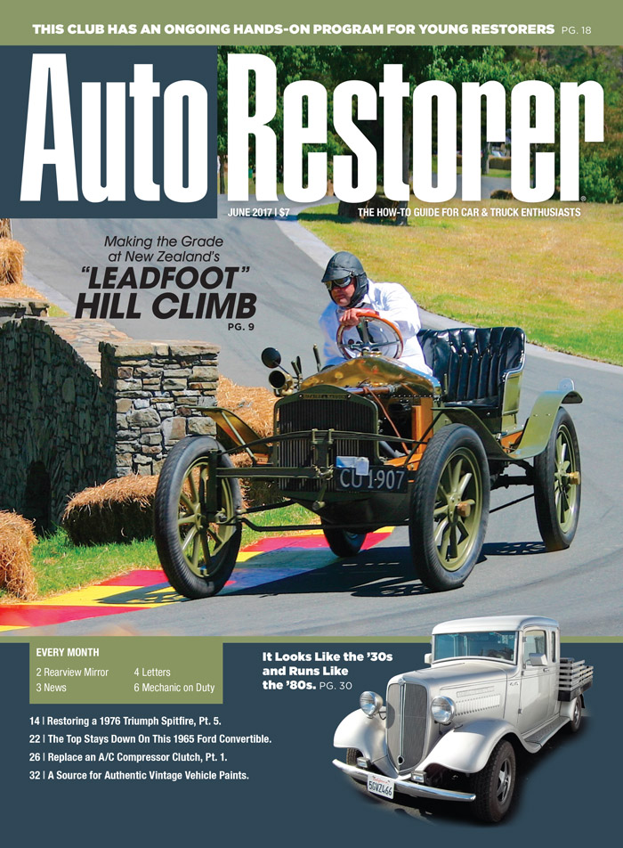 2017 AutoRestorer Magazine Cover